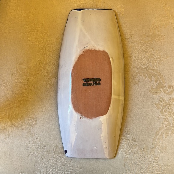Beautiful Tonala, Mexico platter, dish, handmade and hand painted - Picture 2 of 10